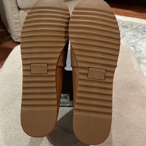 Style & Co Nolaa Coffee Round-Toe Slip-On Flats/NIB/10M - Picture 11 of 11